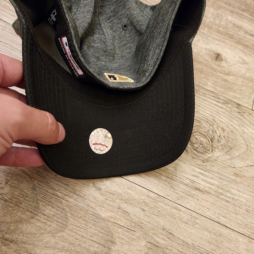 Chicago Cubs Hat Cap Mens Stretch Fit New Era OSFM 39Thirty Worlrd Series MLB - Picture 7 of 7